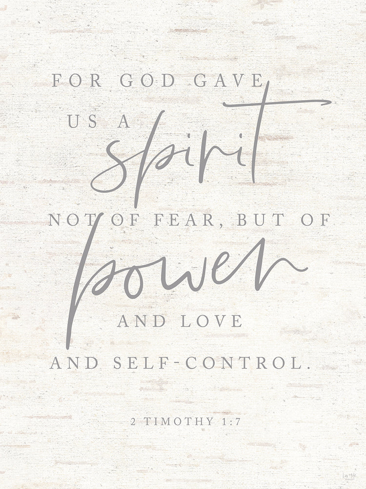 For God Gave Us a Spirit