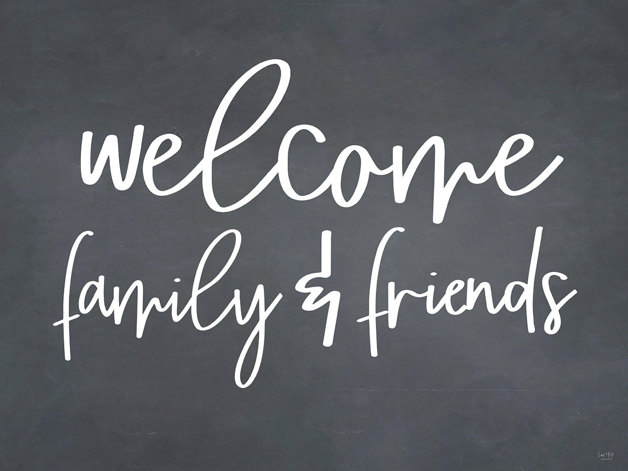 Bienvenidos familiares y amigos Lienzo