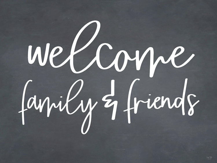 Bienvenidos familiares y amigos Lienzo
