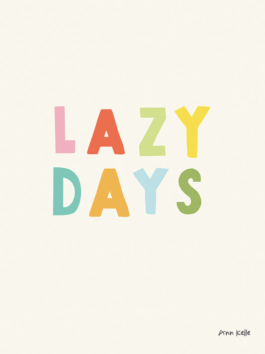 lazy days Canvas Print