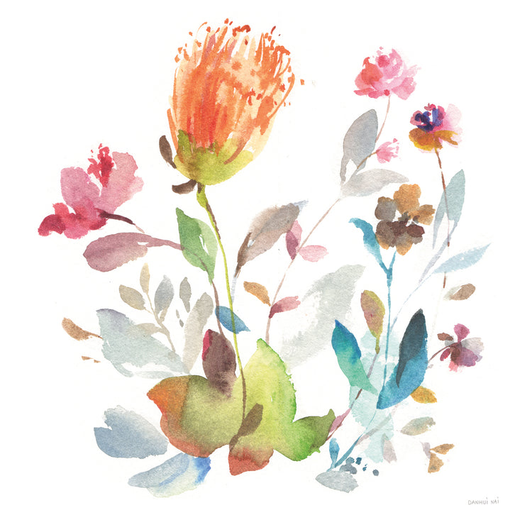 Circle Full of Flowers I