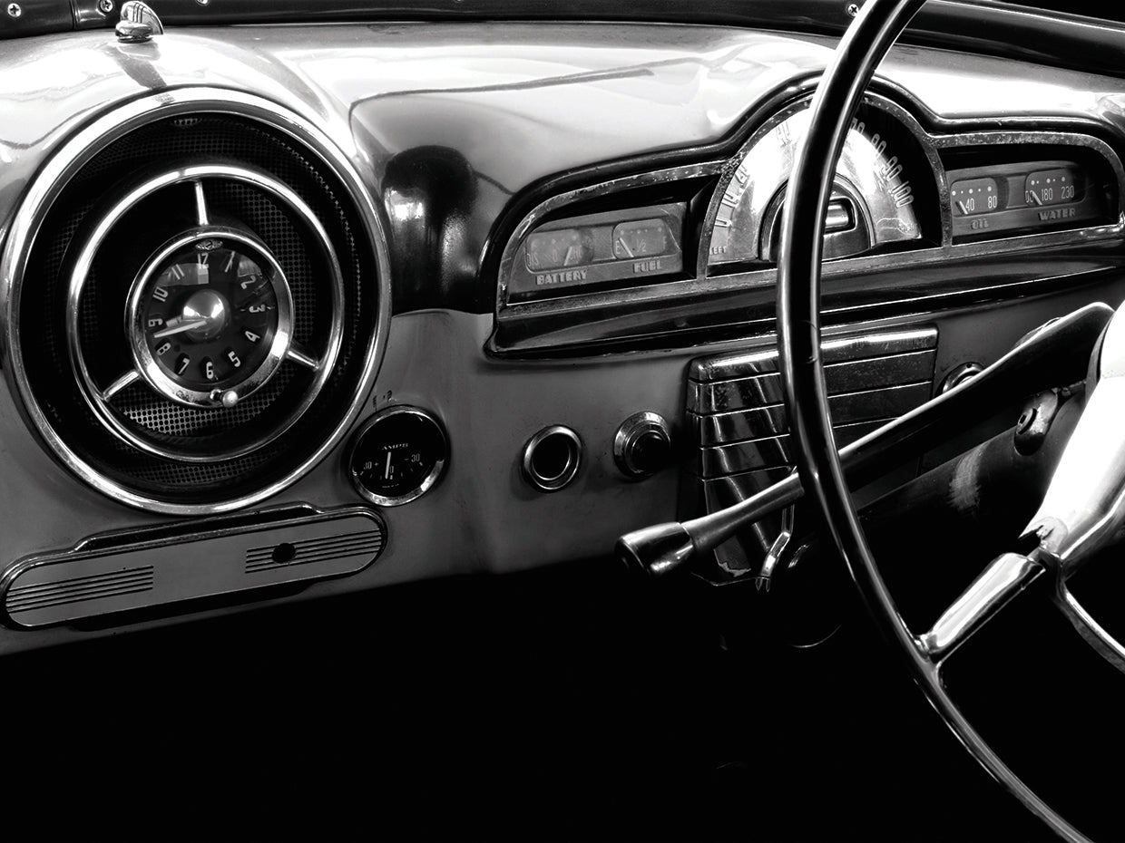 Vintage Car Dashboard
