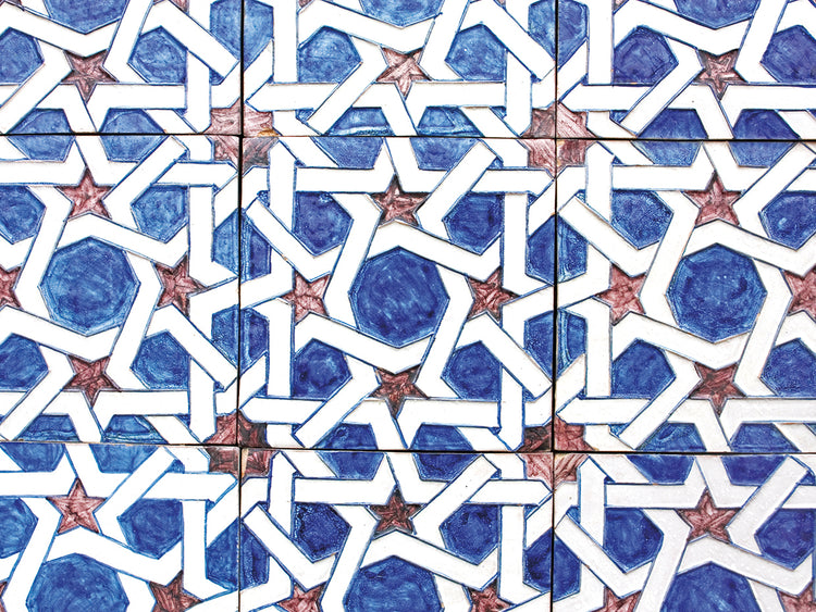 Andalusian Blue Star Tiles