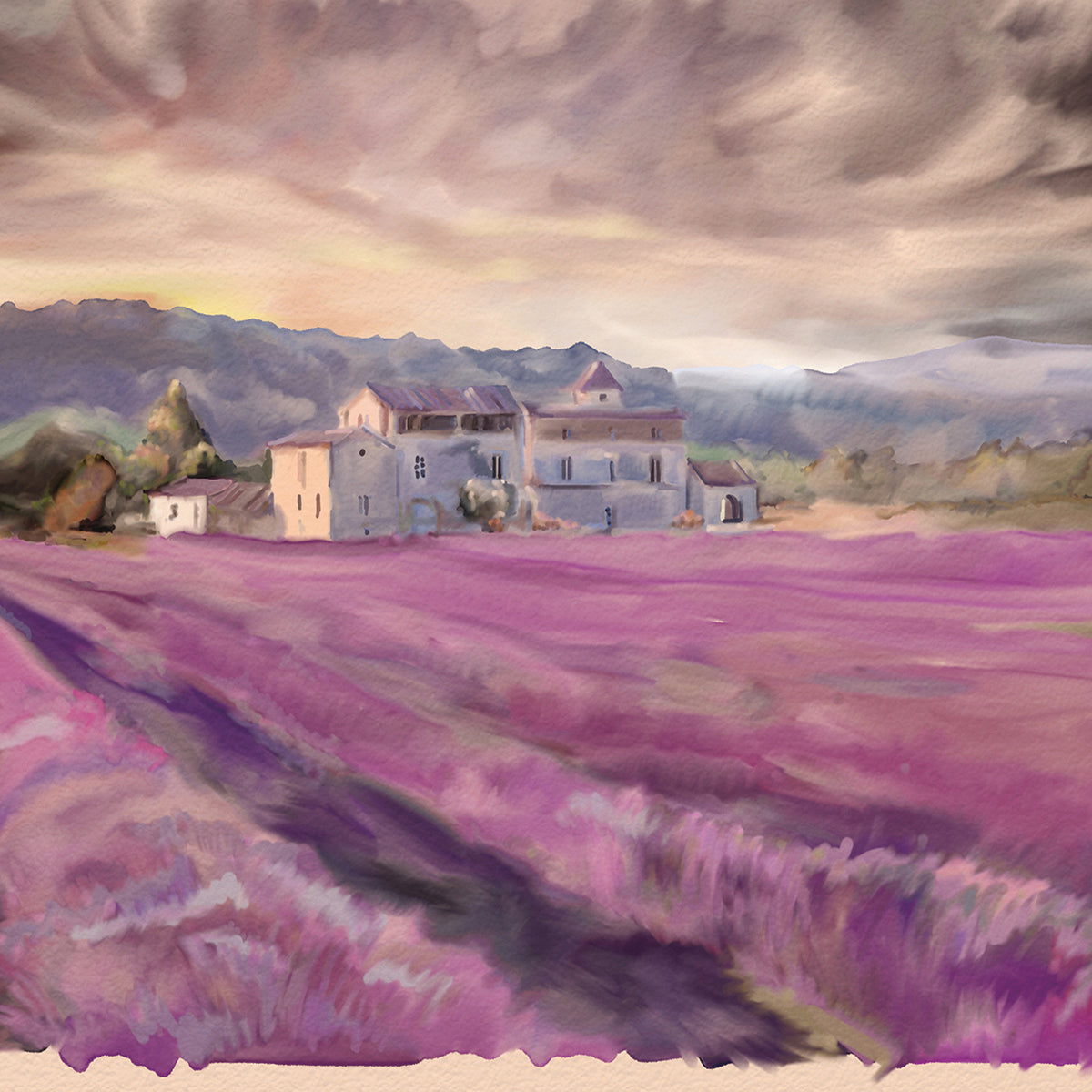 Summer Lavender Chateau