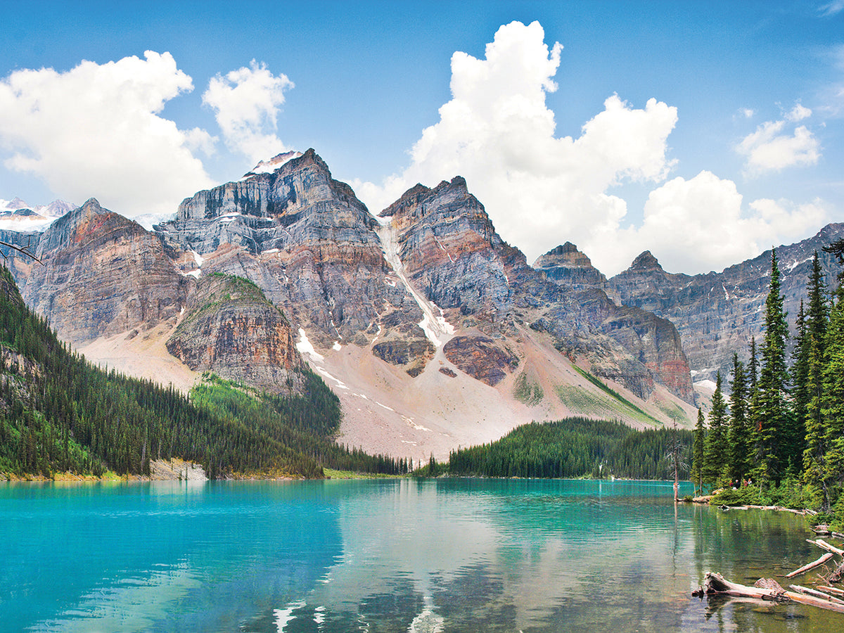Sunny Moraine Lake Alberta
