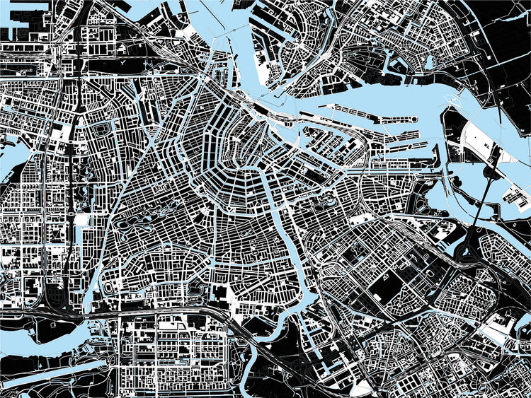 Modern Amsterdam Maps