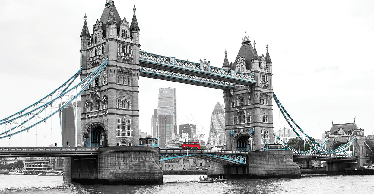 Tower Bridge London Red Bus