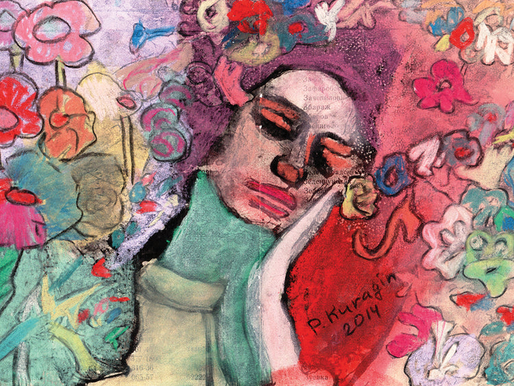 I Dream of Flowers Girl Portrait