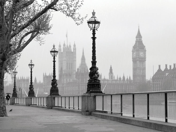 Arte de la lona del paseo de Londres de Big Ben