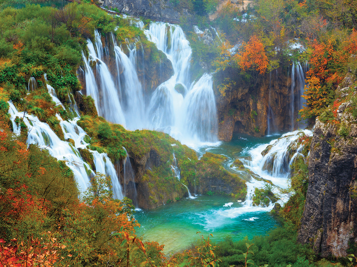 Cuadro en lienzo Maravilloso mundo de las cascadas