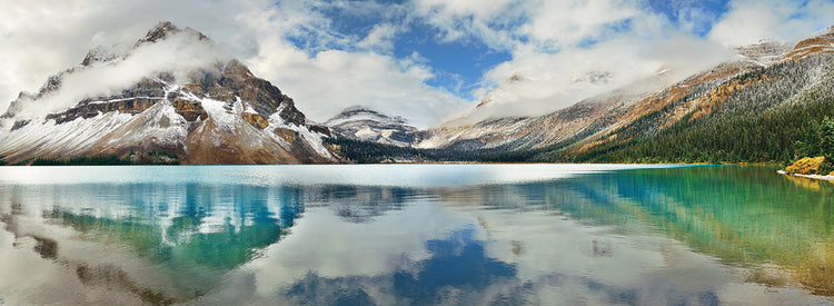 Hermoso arte en lienzo Bow Lake Banff