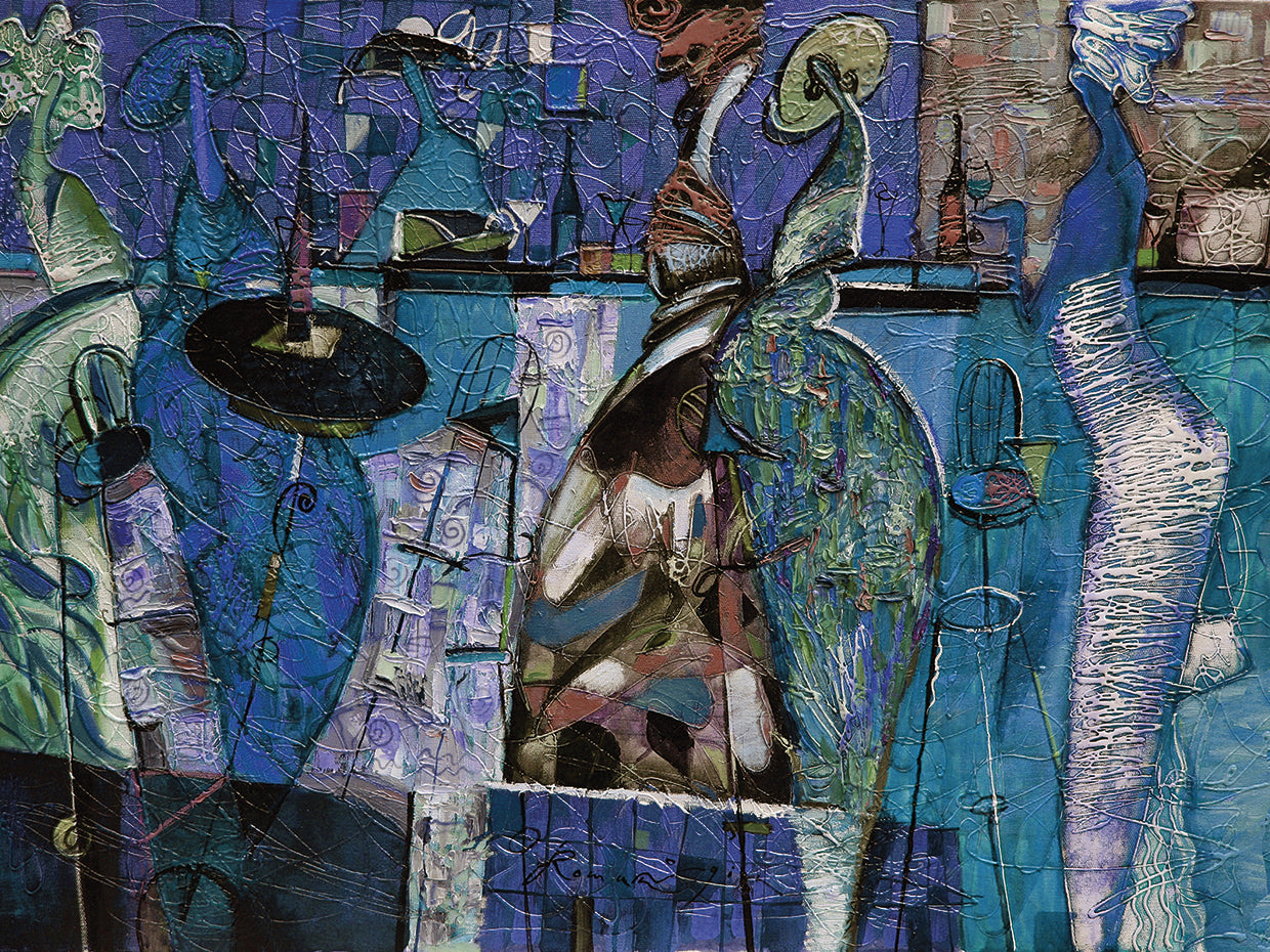 Blue Caf Lunch Ladies