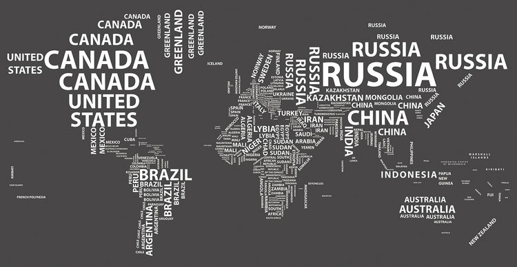 Country Names World Maps