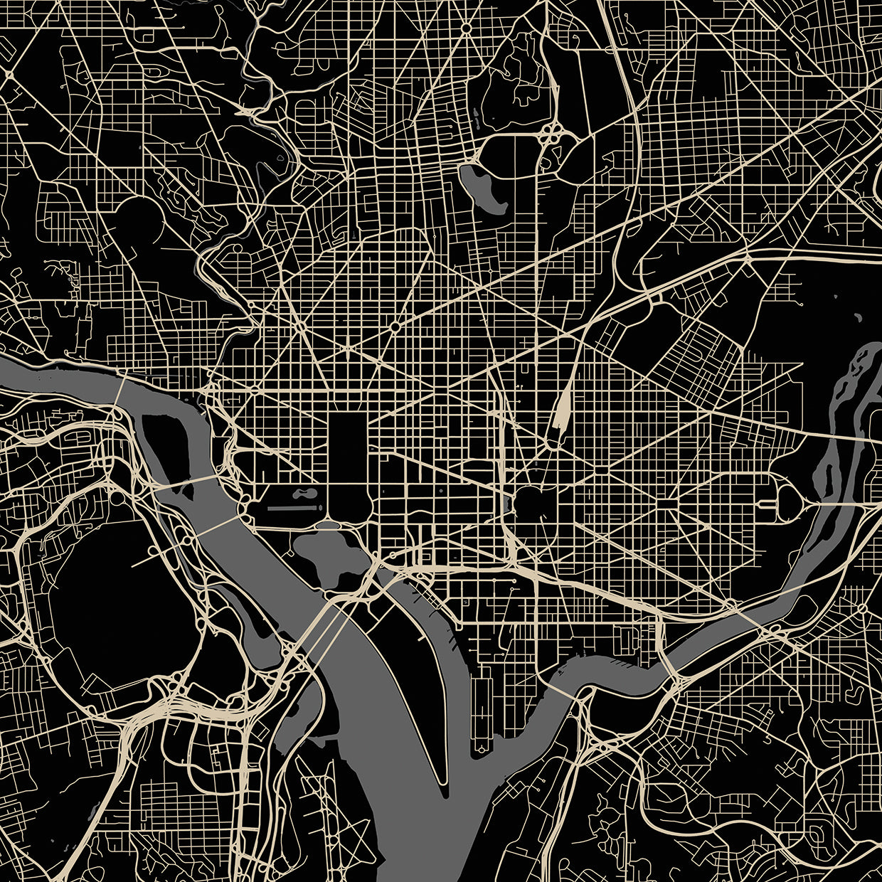 Washington DC City Maps