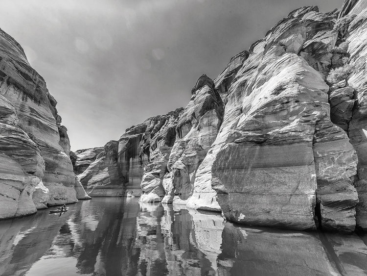 Arte de la lona del lago Powell del cañón del antílope