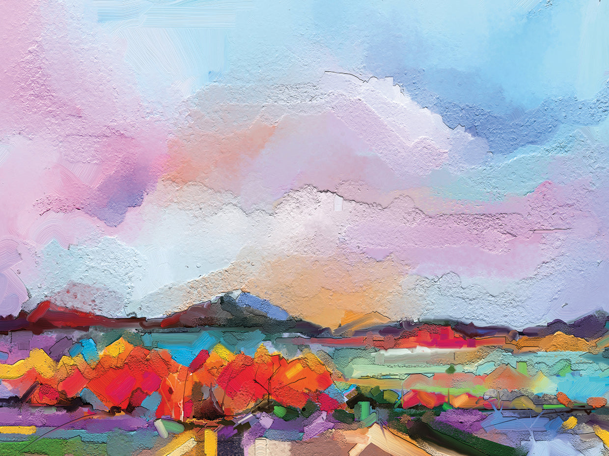 Living in Color Paisaje Lienzo Arte