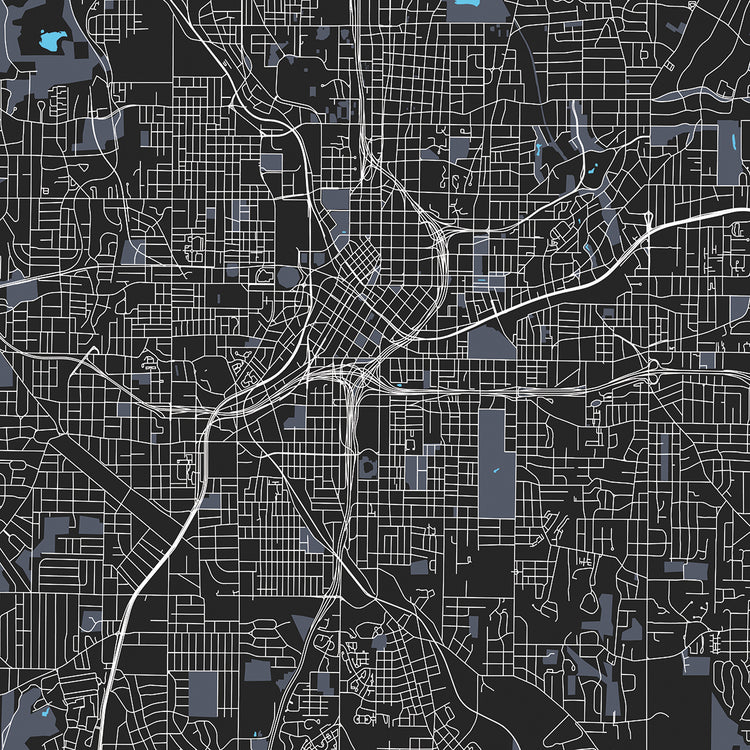 Atlanta Georgia City Map