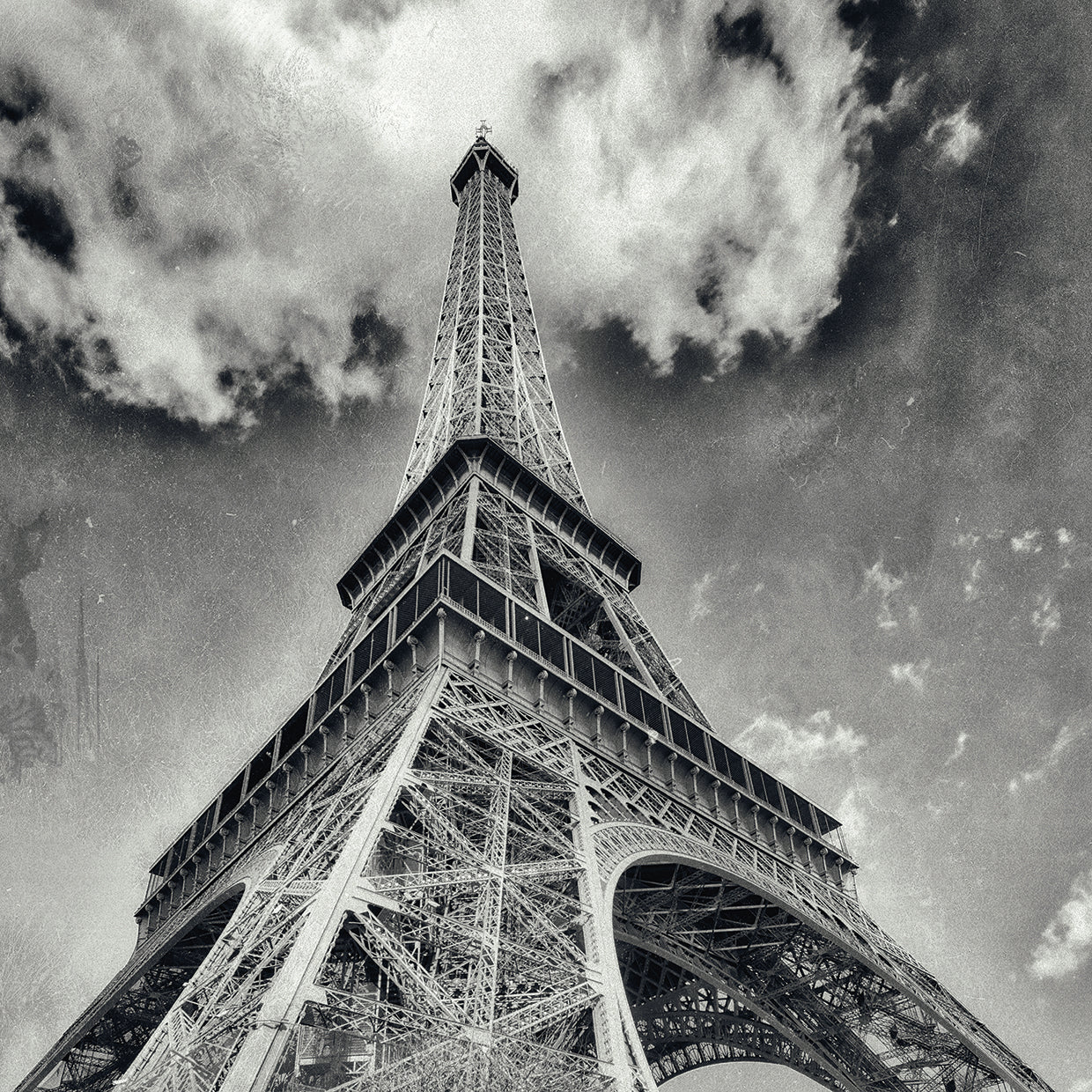 Winter Paris Eiffel Tower