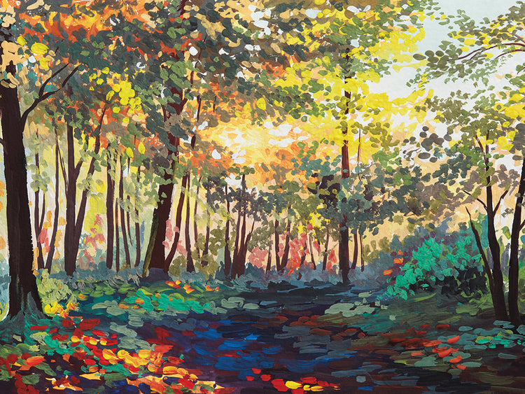 Arte de la lona del bosque de Hope Springs