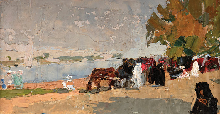 Old World Caravan impresiones lienzo arte