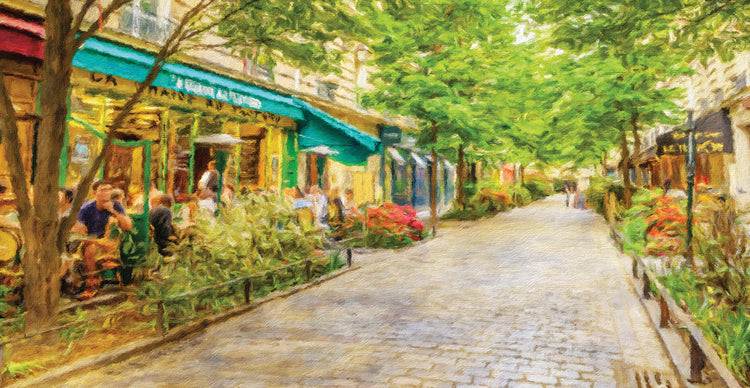 Cuadro en lienzo Barrio de Marais París