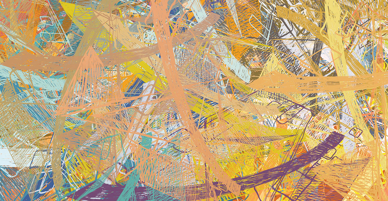 Swept Up Pastels Abstract