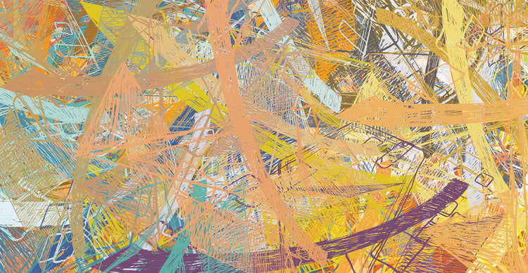 Swept Up Pastels Abstract