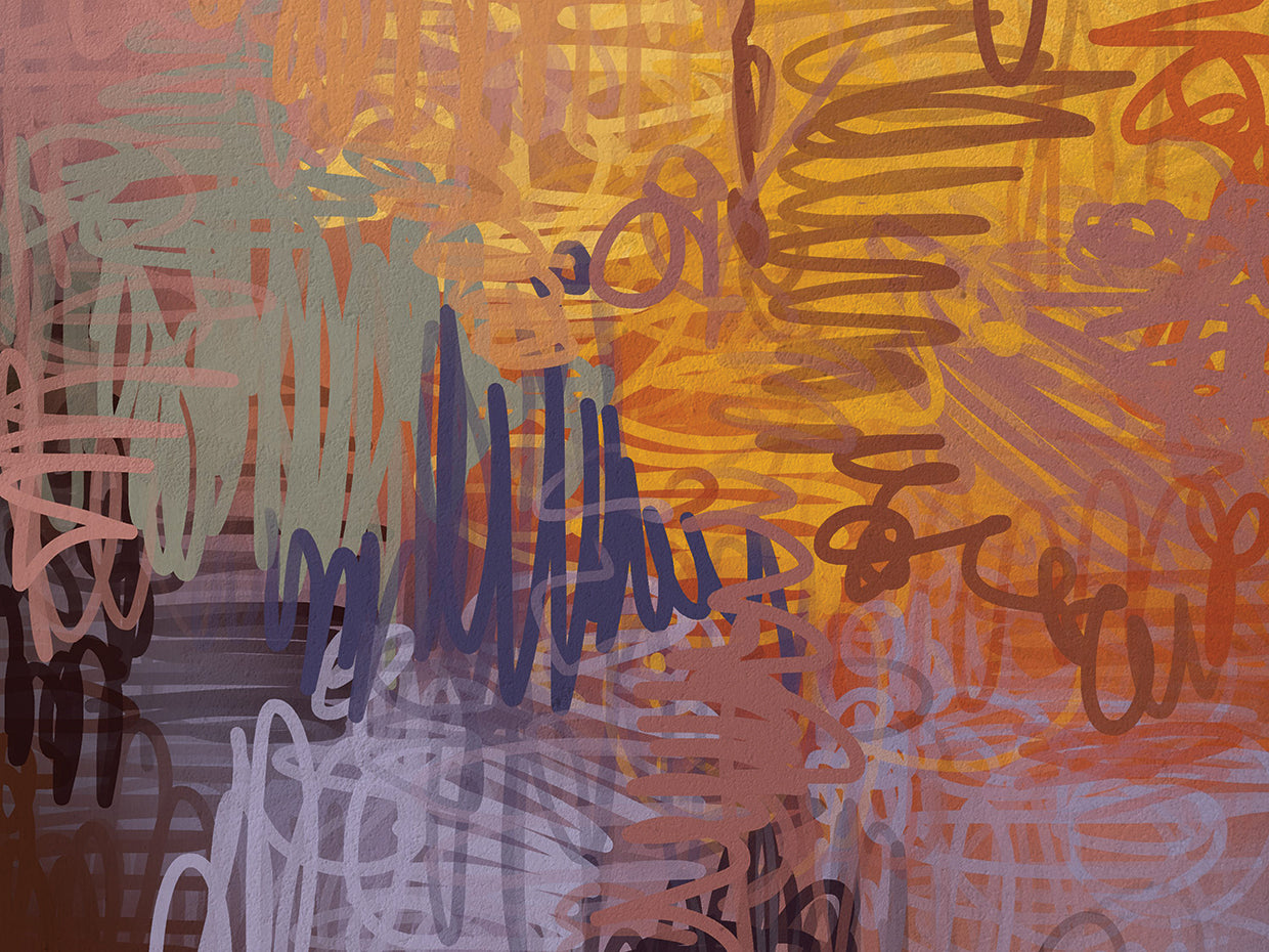 Sunset Zoodles Abstract