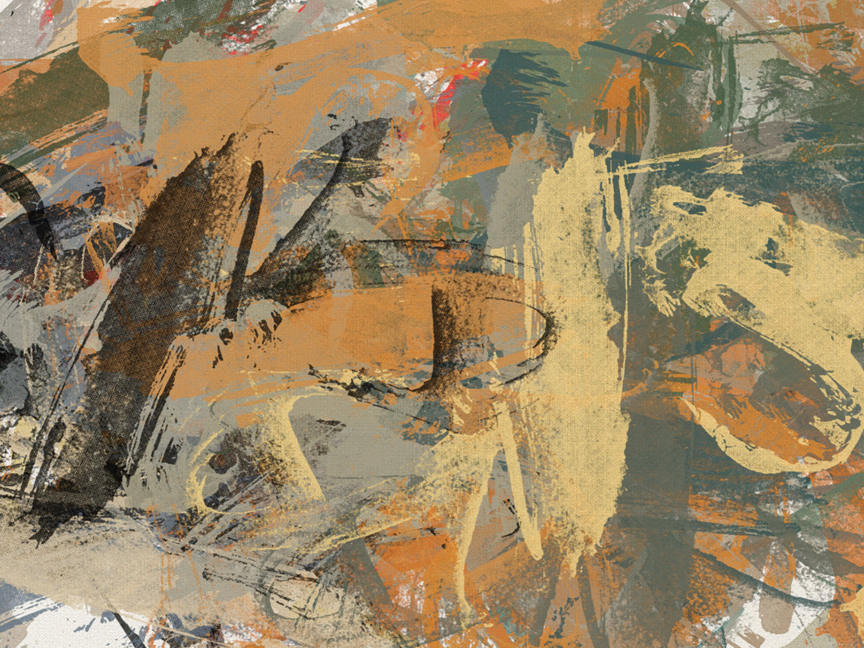 Sidewalk Butter Abstract