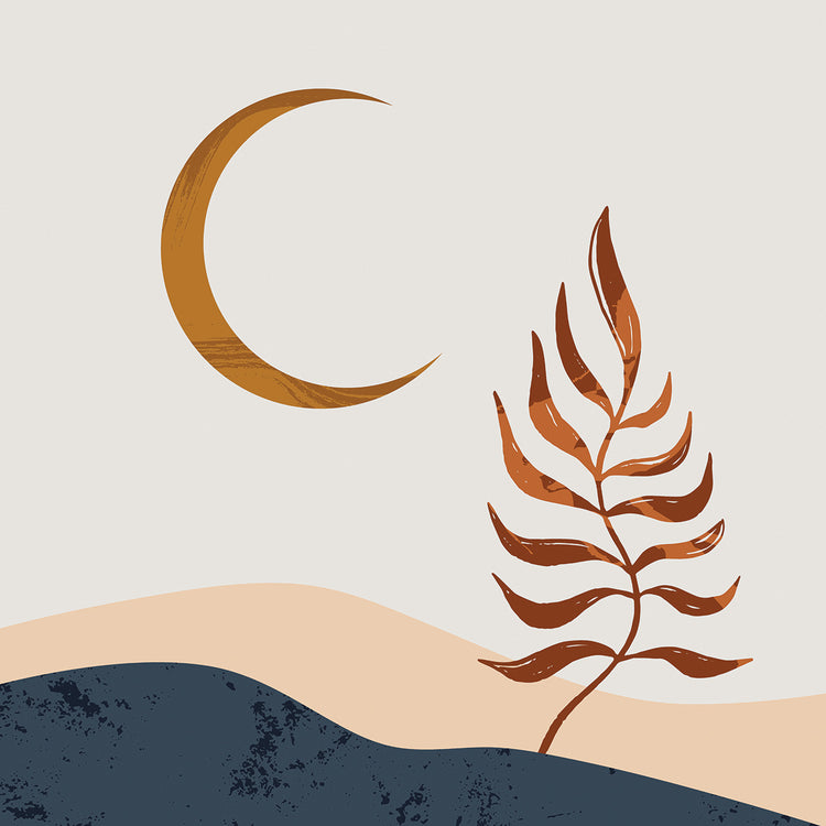 Terracotta Crescent Moons