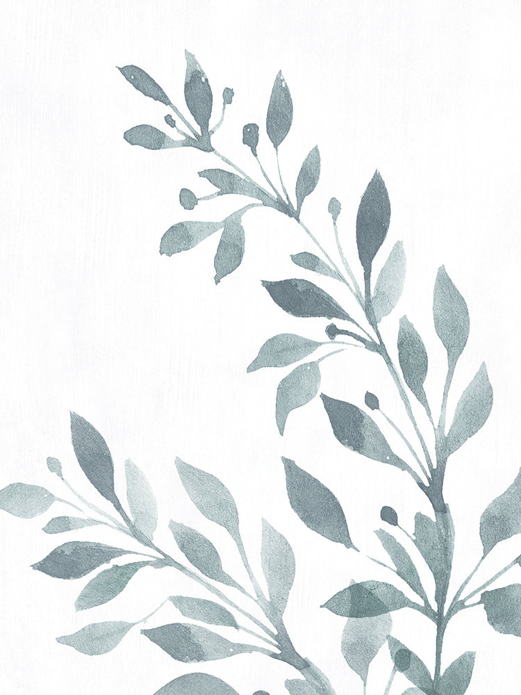 Blue Botanical Wash I