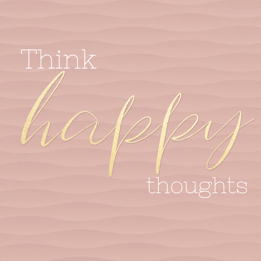 Think Happy Thoughts Canvas Print