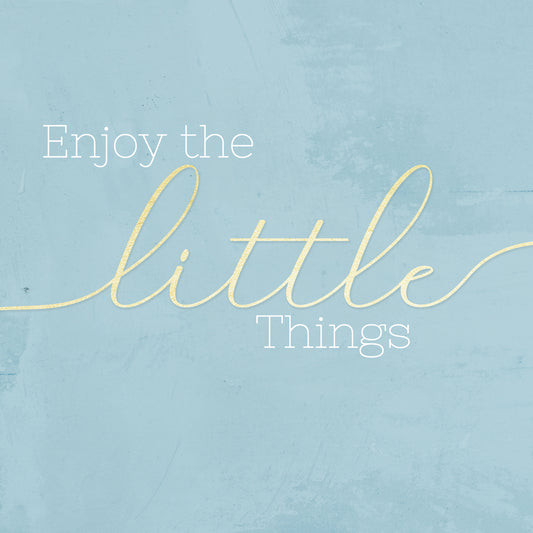 Enjoy the Little Things Canvas Print