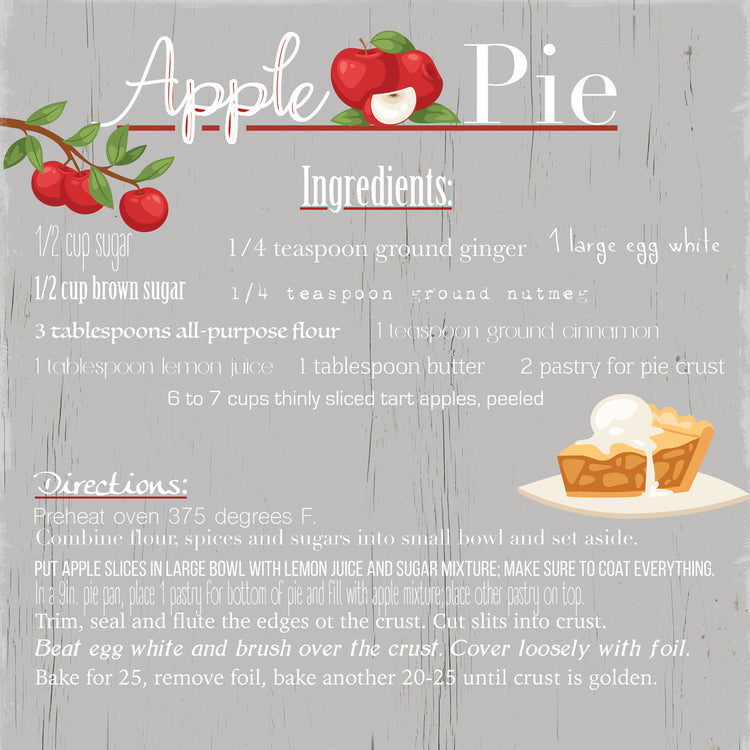 Tarta de manzana Lienzo