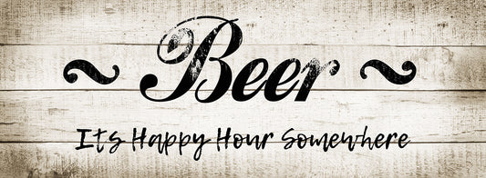 Beer Happy Hour Canvas Print
