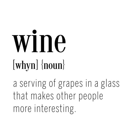 Wine Definition Canvas Print
