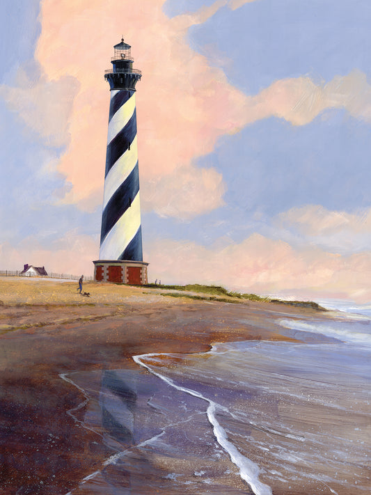 Cape Hatteras with Gentle Surf Canvas Print