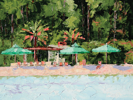 The Beach Club Canvas Print