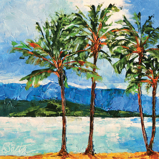 Reflecting Hawaiian Canvas Print