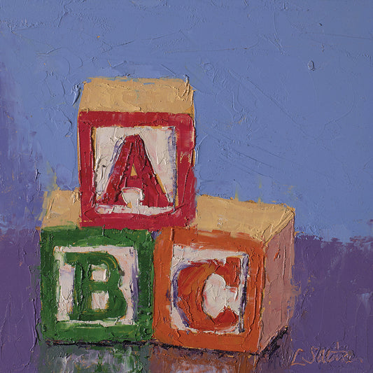 Blocks ABC Canvas Print