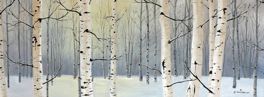 Winter Birch Forest
