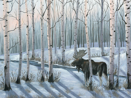 Winter Stroll Canvas Print