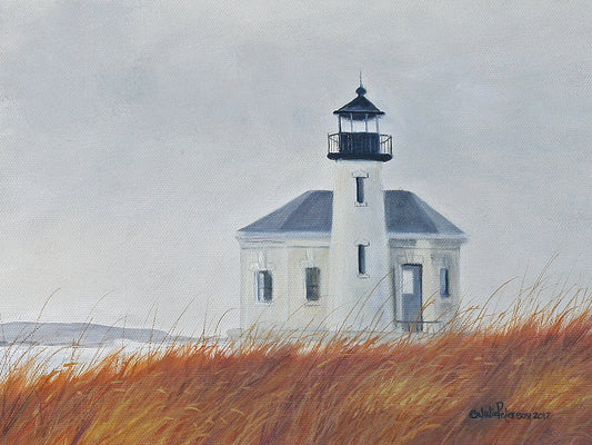 Co Quille River Lighthouse Canvas Print