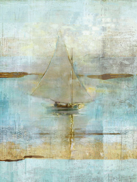 Sailing In Dusk Canvas Print