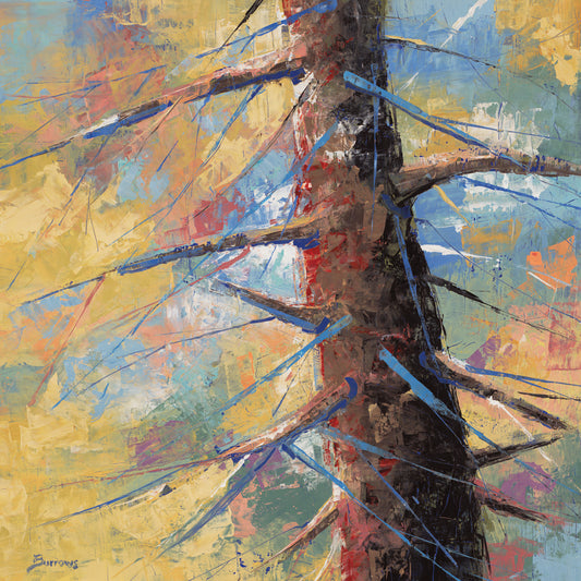 Colorful Conifer Canvas Print