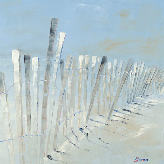 Ocean Fence Canvas Print