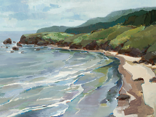 Seaside Cliffs Canvas Print