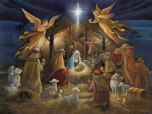 Nativity Canvas Print
