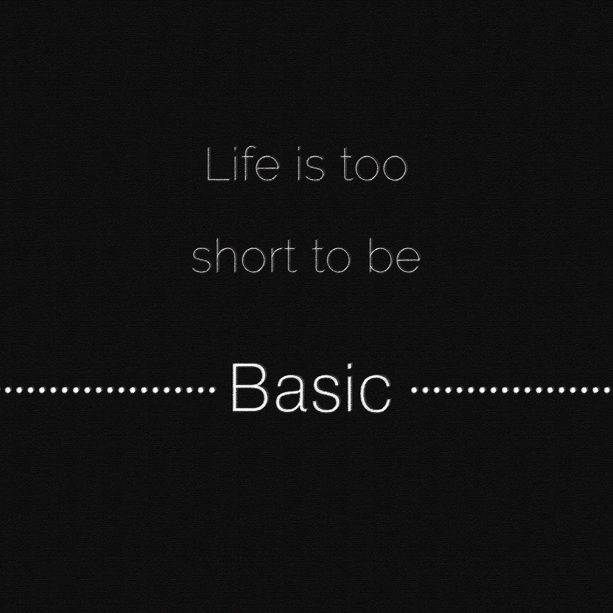 Basic on Black