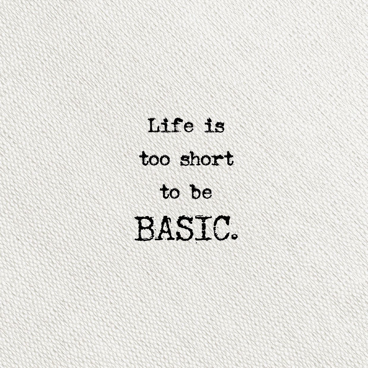 Type on Ivory Basic